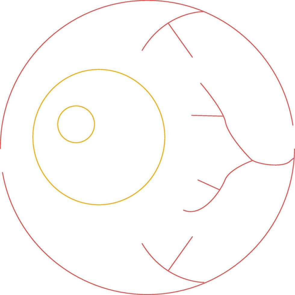 Eyeball Creative Icon Design vector