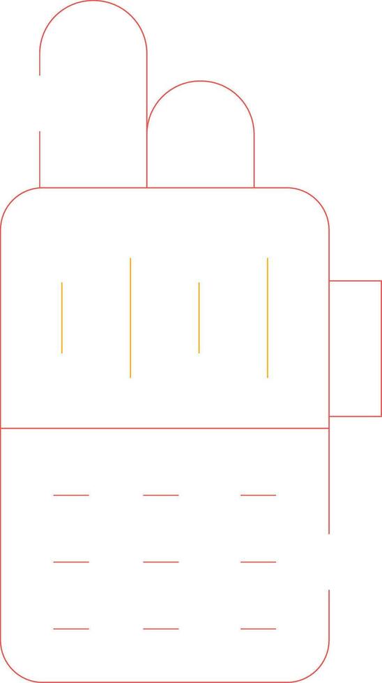 Walkie Talkie Creative Icon Design vector