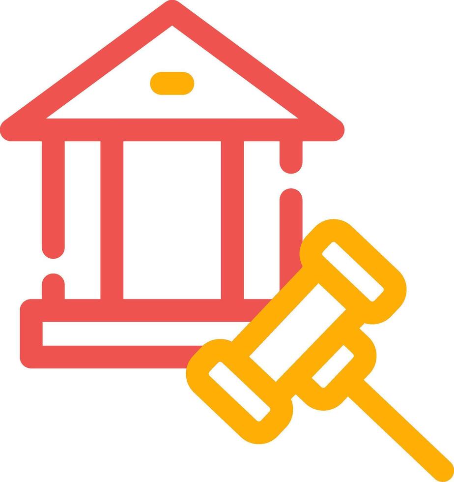 Bank Regulation Creative Icon Design vector