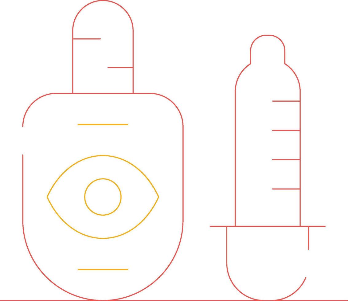 Artificial Tears Creative Icon Design vector