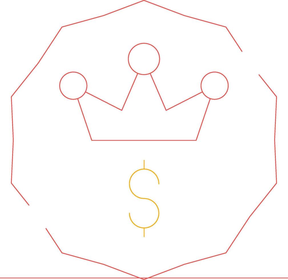 All Inclusive Price Creative Icon Design vector