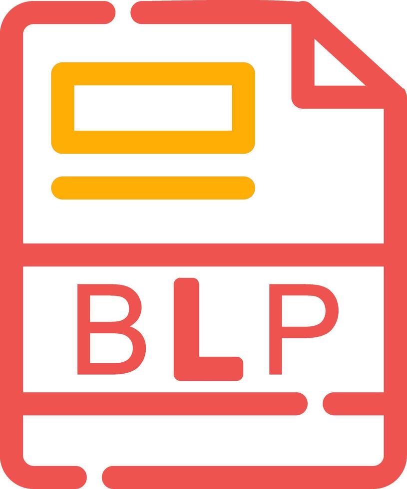 BLP Creative Icon Design vector