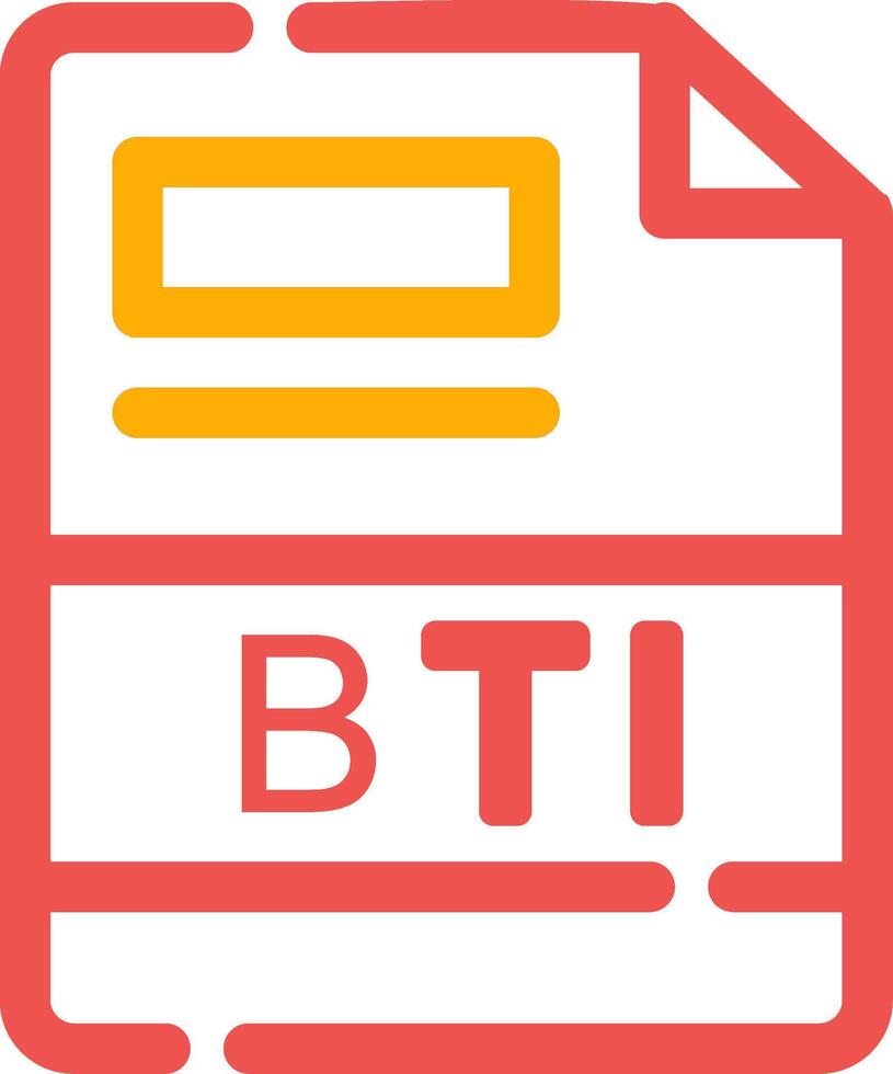 BTI Creative Icon Design vector