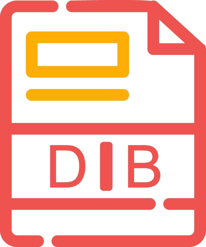 DIB Creative Icon Design vector