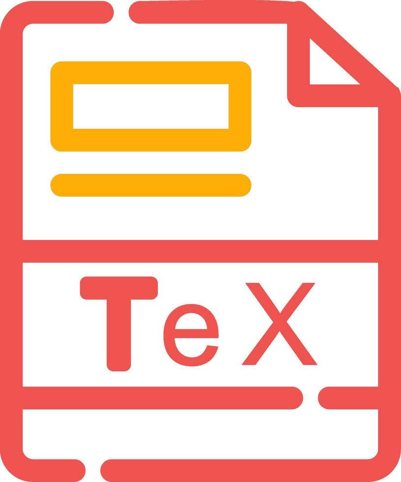 TeX Creative Icon Design vector