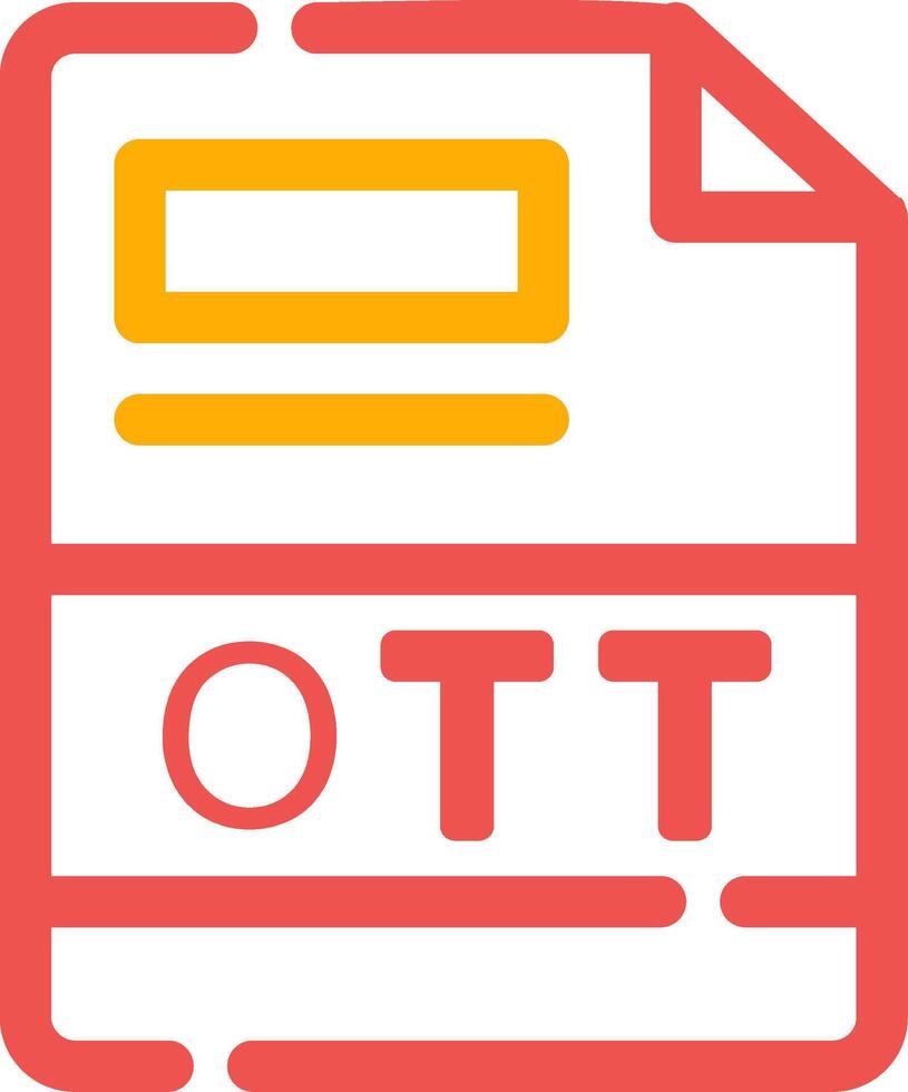 OTT Creative Icon Design vector