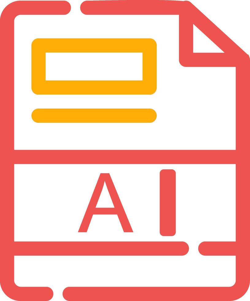 AI Creative Icon Design vector