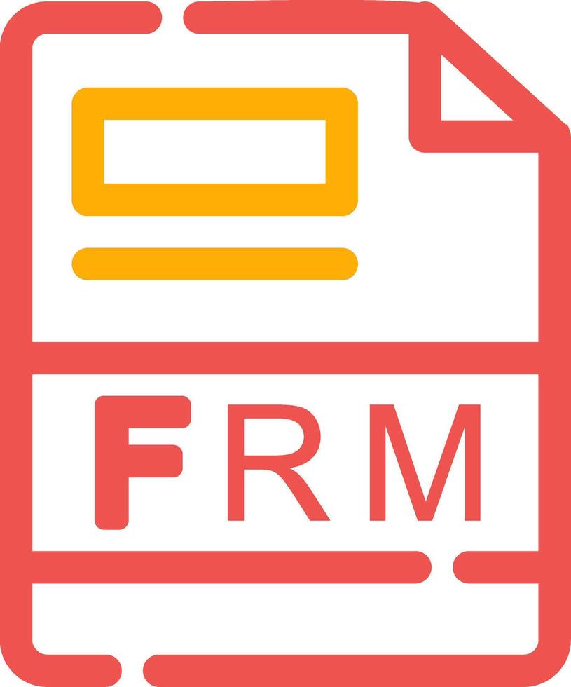 FRM Creative Icon Design vector