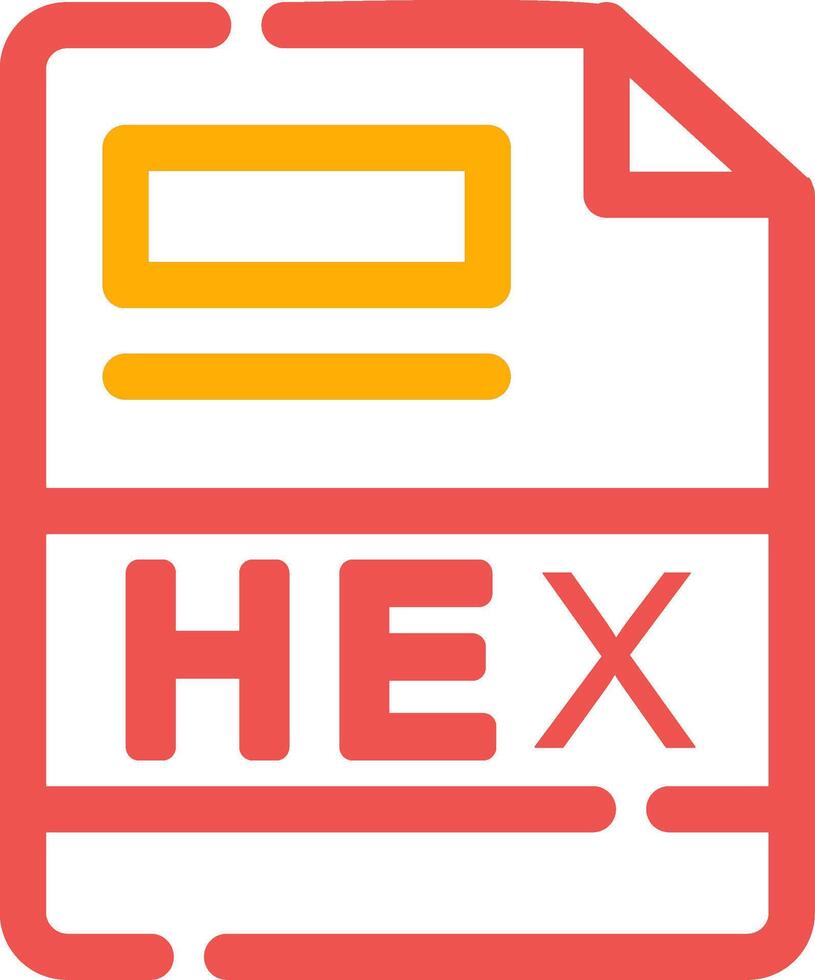 HEX Creative Icon Design vector