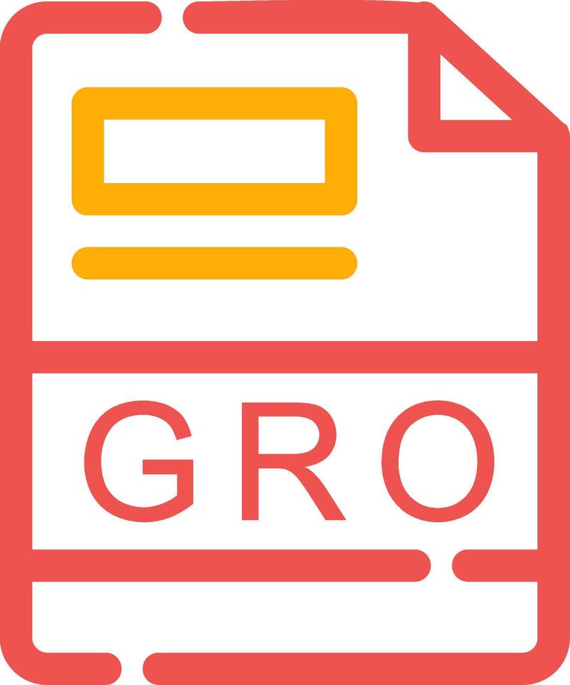 GRO Creative Icon Design vector