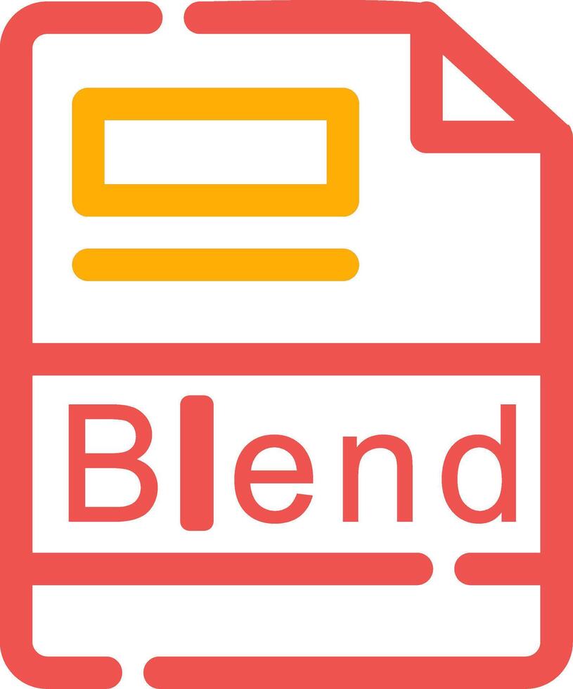 Blend Creative Icon Design vector