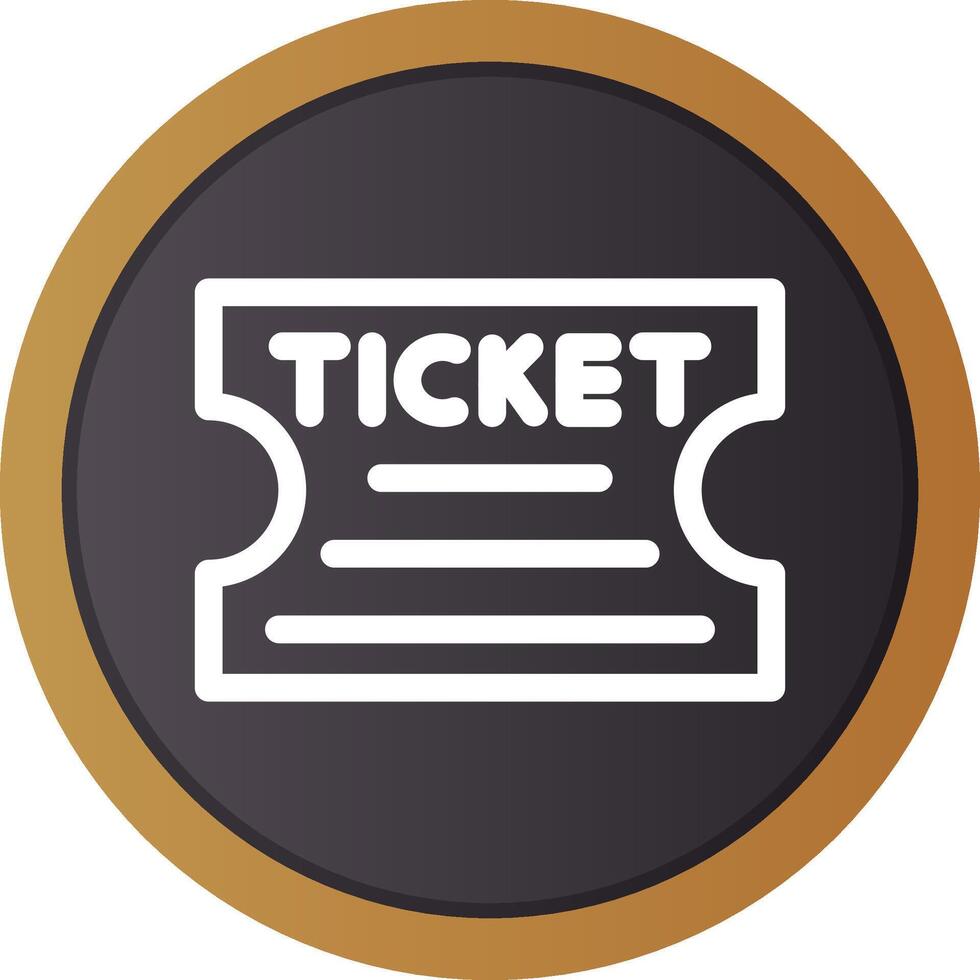 Ticket Creative Icon Design vector