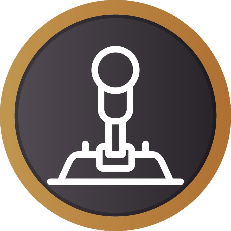 diseño de icono creativo de joystick vector