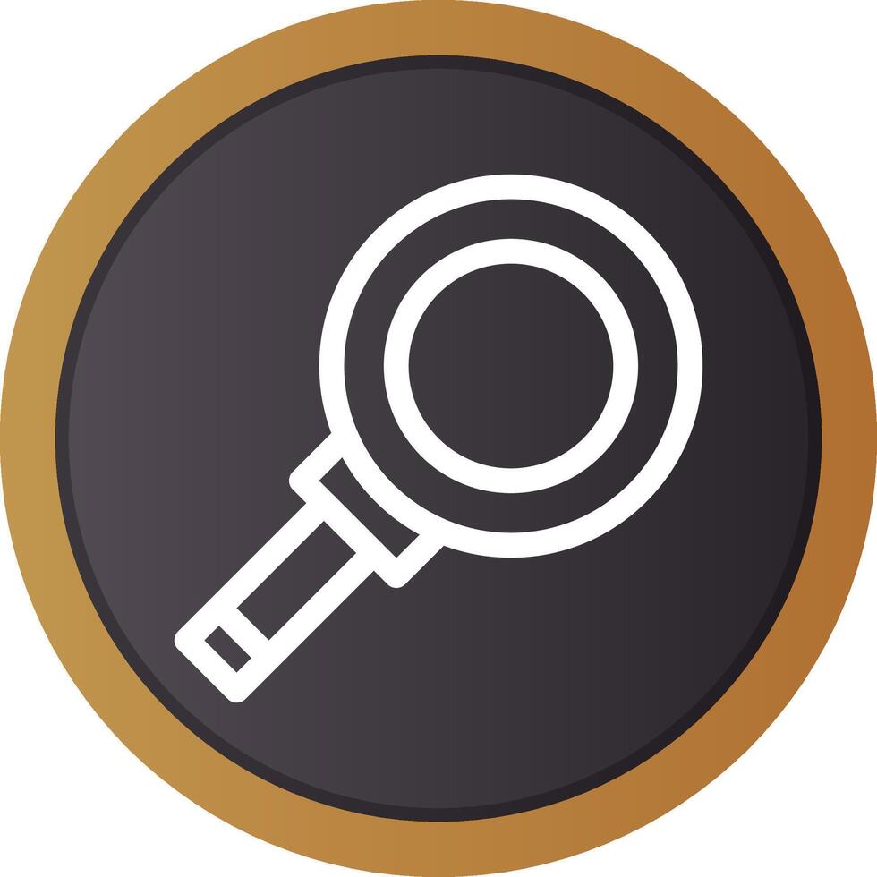Magnifying Creative Icon Design vector