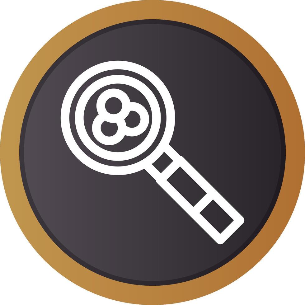 Magnifying Glass Creative Icon Design vector