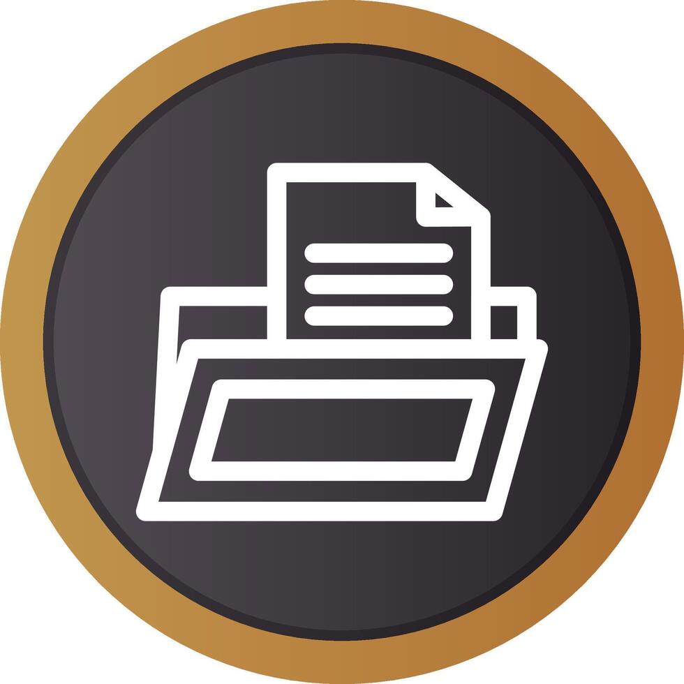 Folder Creative Icon Design vector