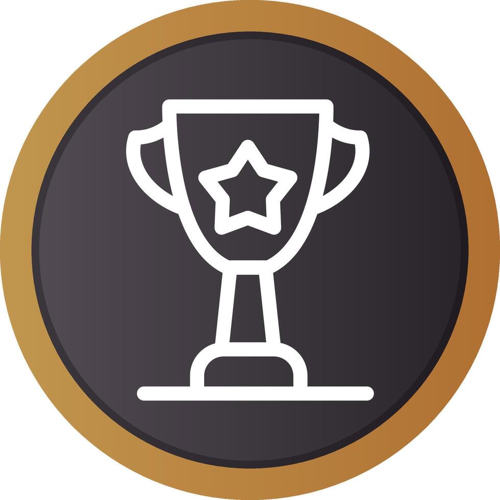 Trophy Creative Icon Design vector