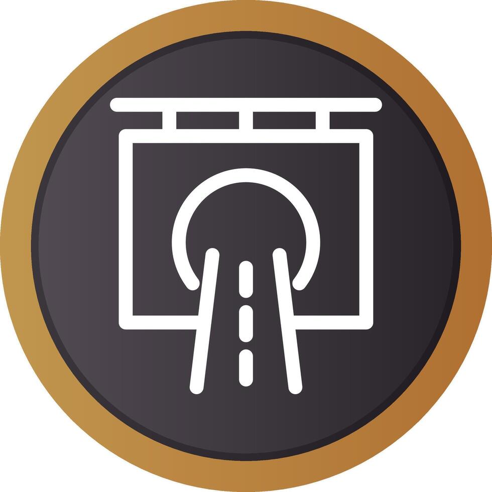 Tunnel Creative Icon Design vector