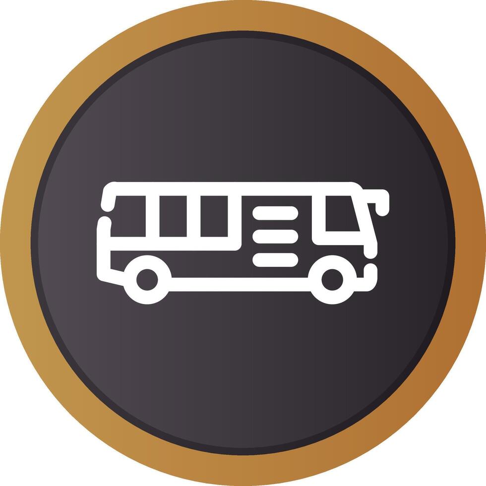 Bus Creative Icon Design vector