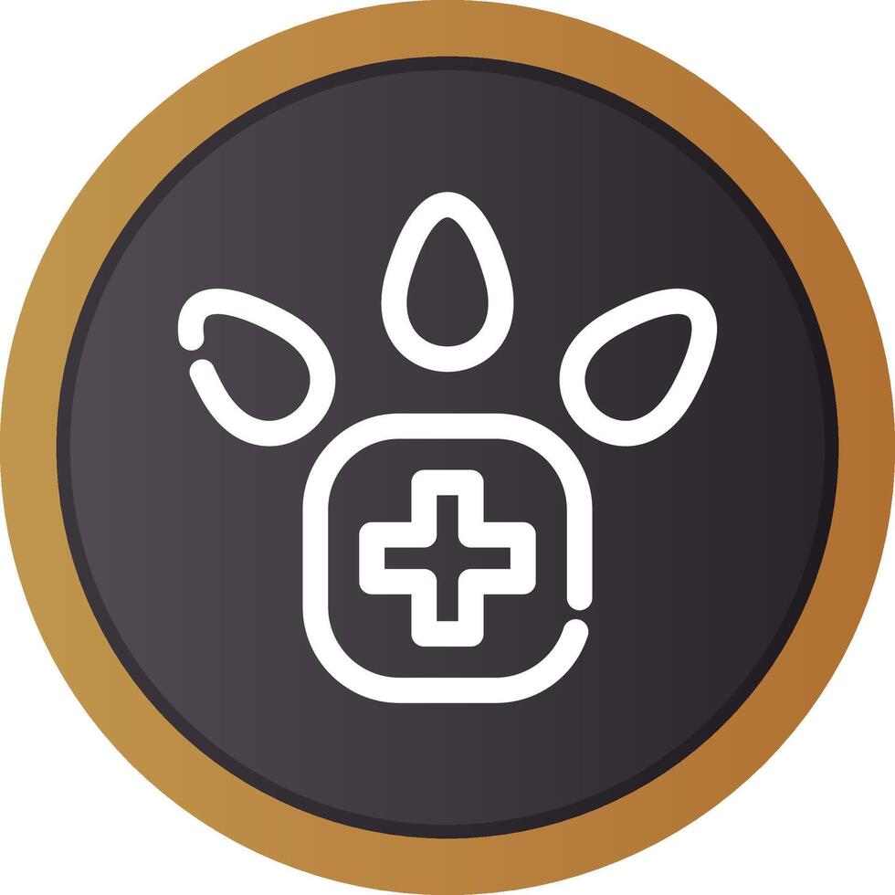 Veterinary Foot Creative Icon Design vector