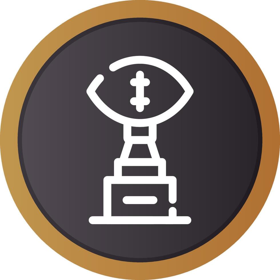 Trophy Creative Icon Design vector