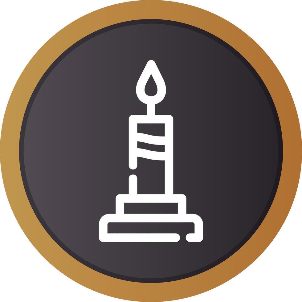 Candle Creative Icon Design vector