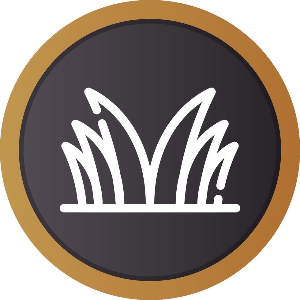 Grass Creative Icon Design vector