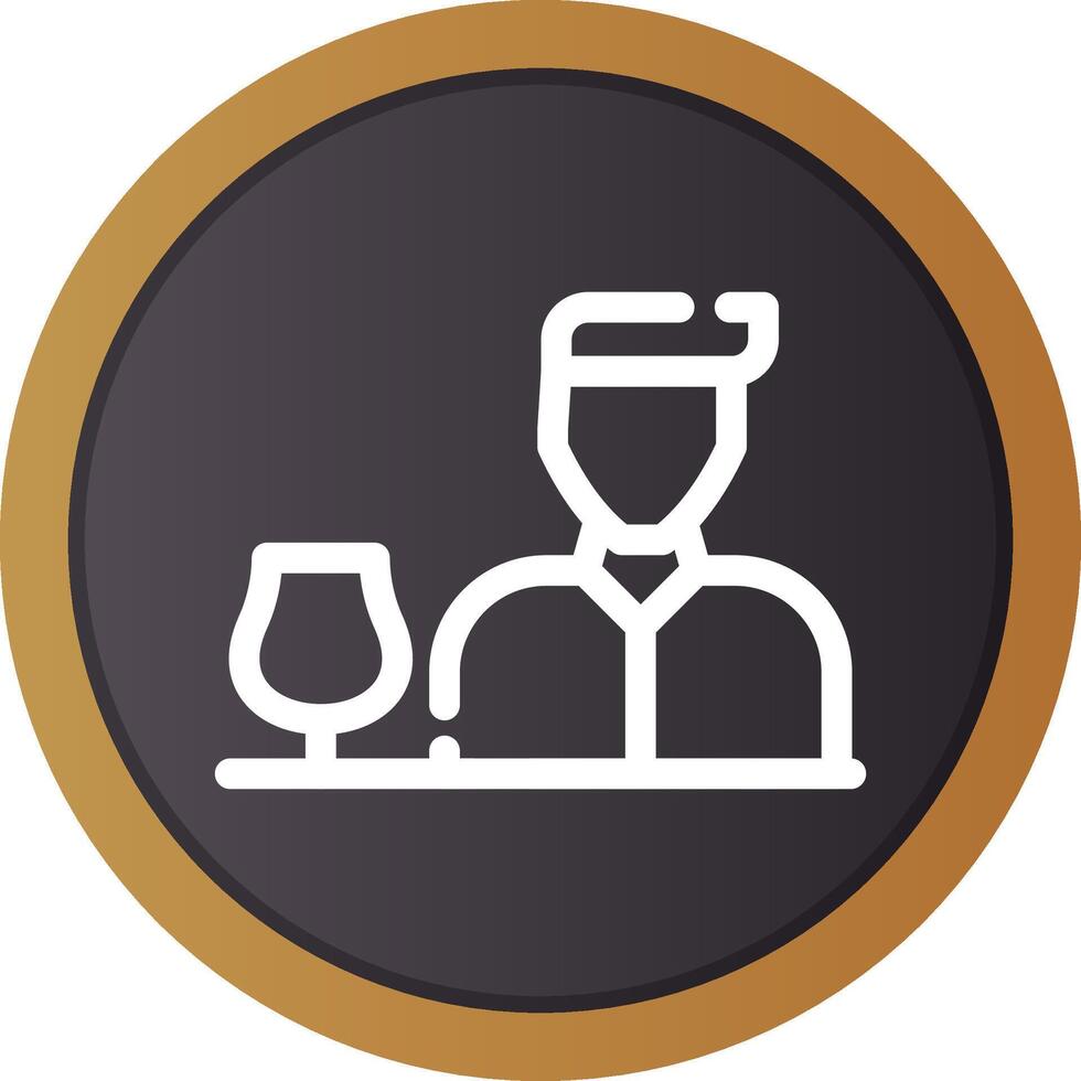 Bartender Creative Icon Design vector