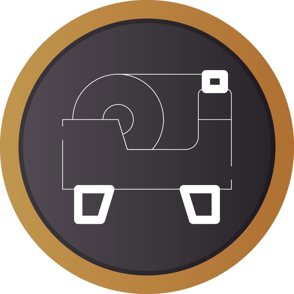 Tape Dispenser Creative Icon Design vector