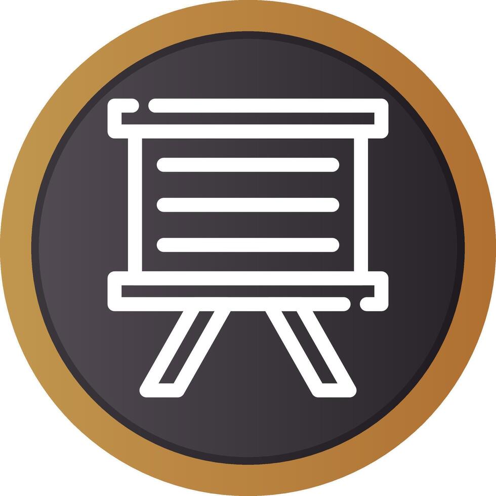 White Board Creative Icon Design vector