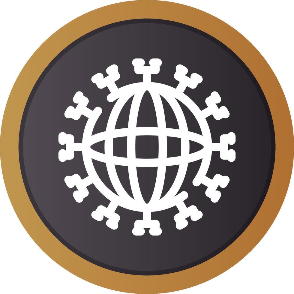 Global Network Creative Icon Design vector