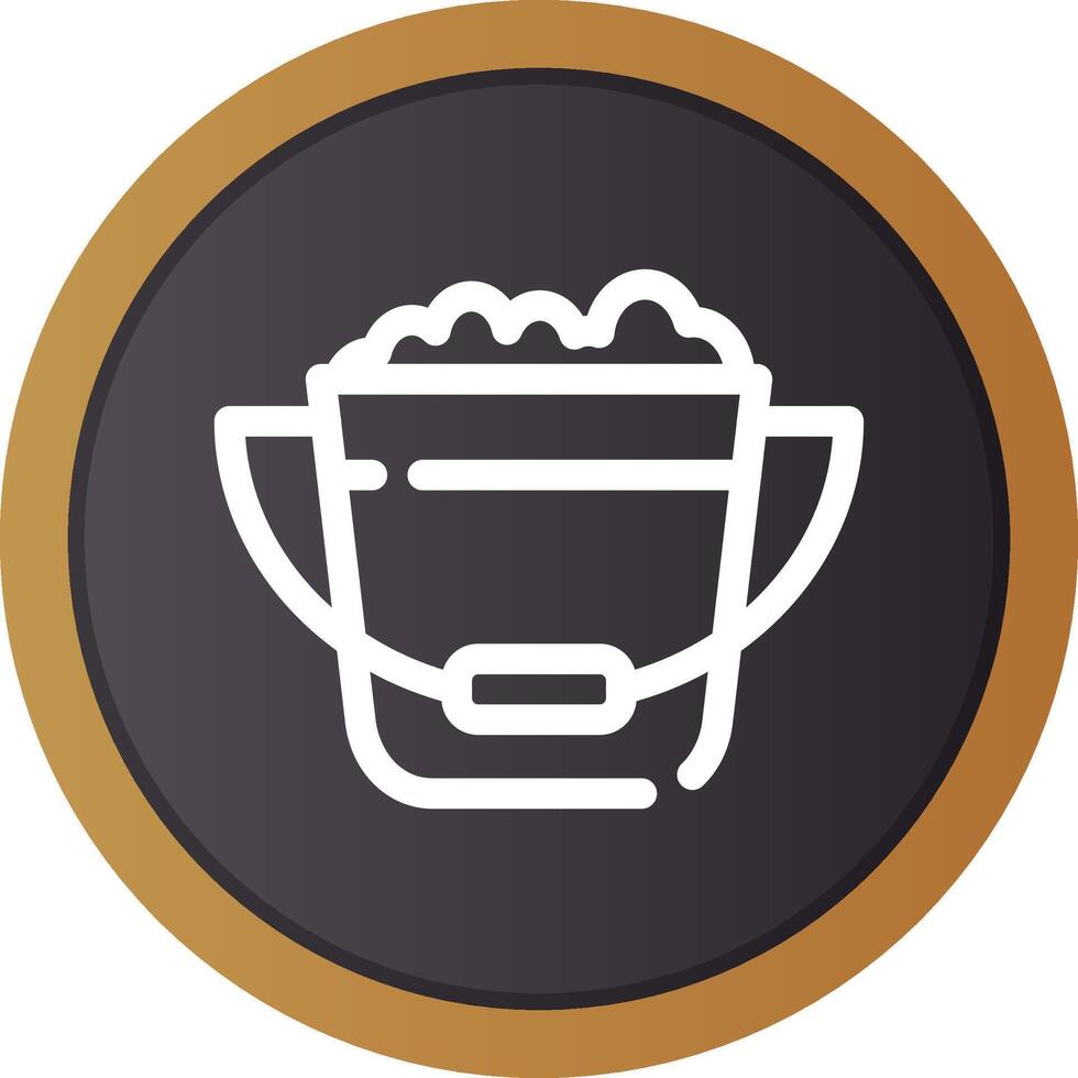 Bucket Creative Icon Design vector