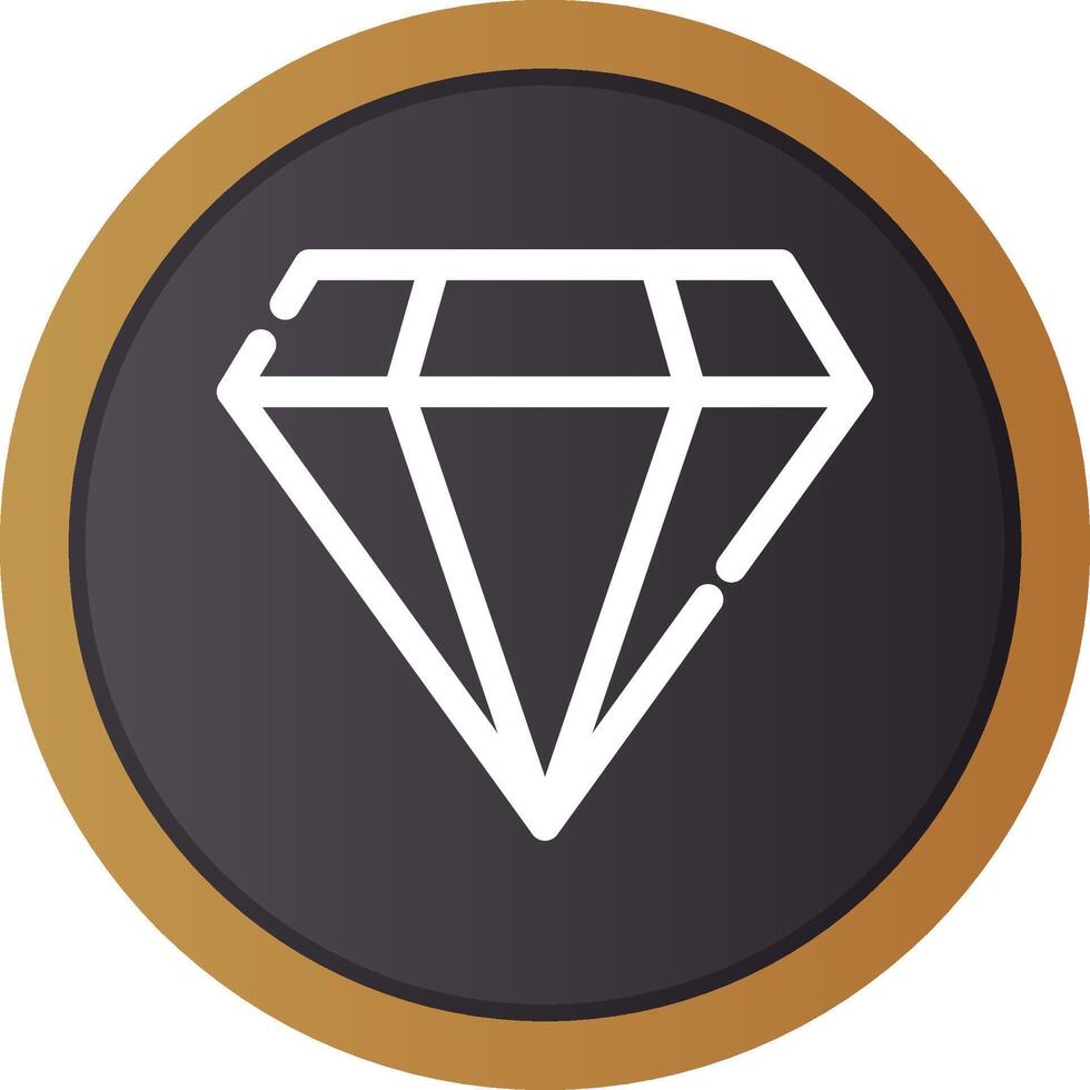 diseño de icono creativo de diamante vector