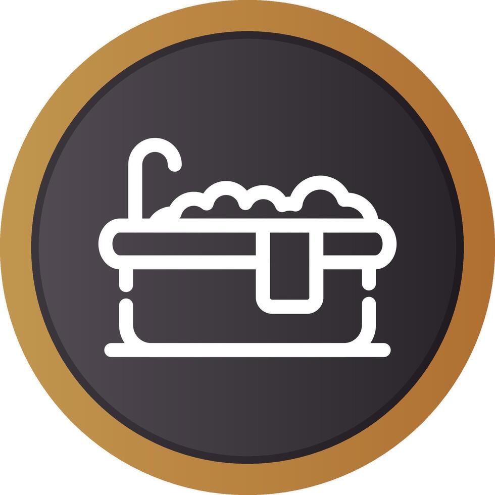 Bathtub Creative Icon Design vector