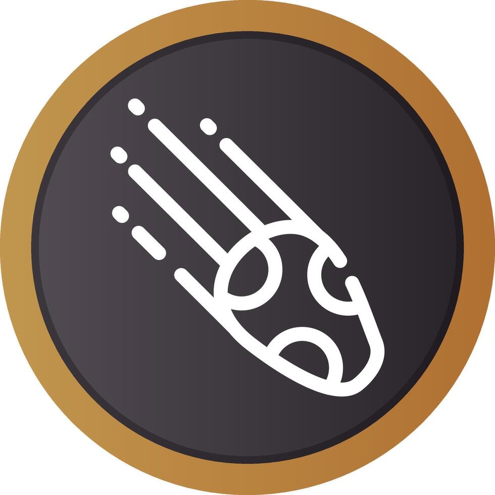 Comet Creative Icon Design vector