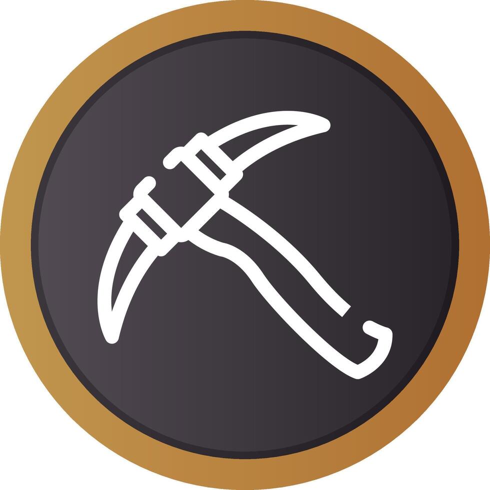 Pickaxe Creative Icon Design vector