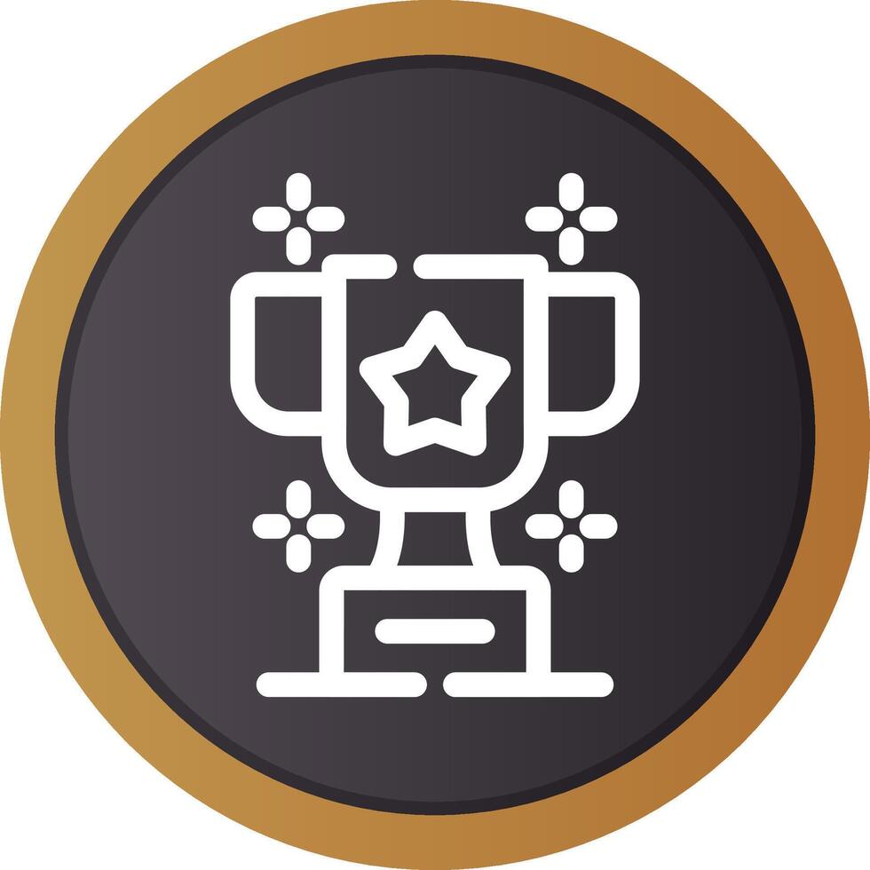 Trophy Creative Icon Design vector