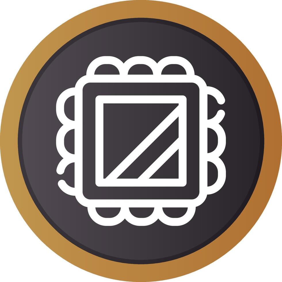 Magic Mirror Creative Icon Design vector