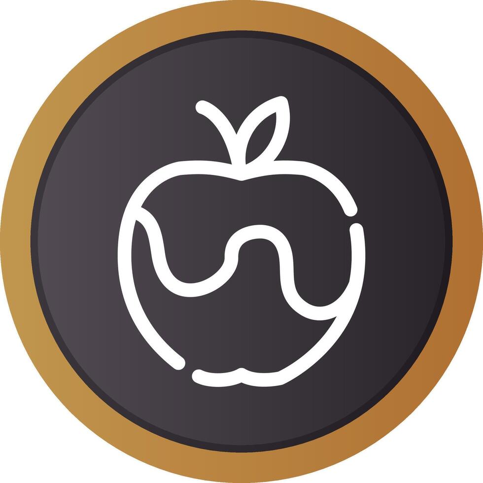 diseño de icono creativo de manzana vector