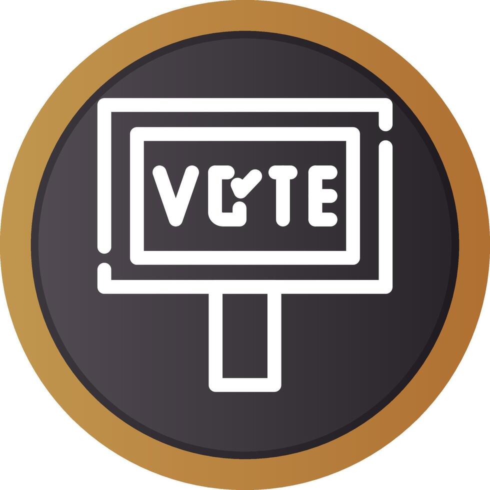 Vote Creative Icon Design vector