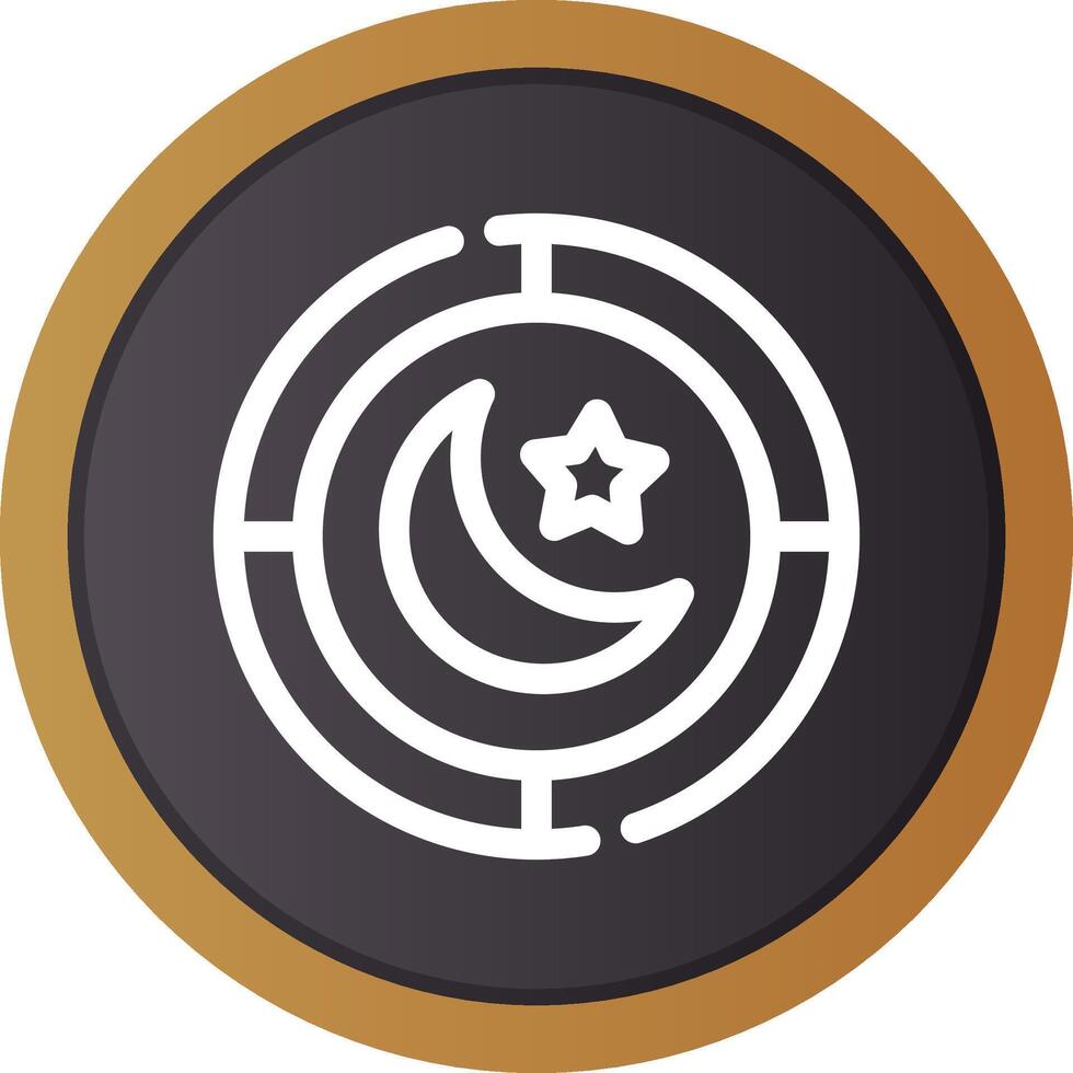 Night Creative Icon Design vector