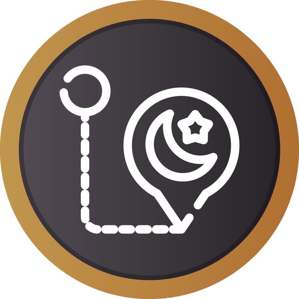 Pilgrimage Creative Icon Design vector