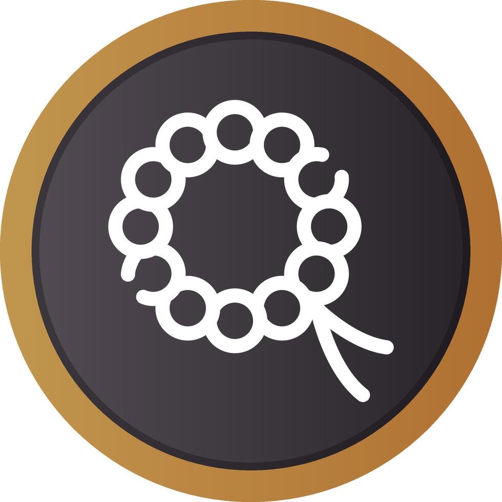 Rosary Creative Icon Design vector