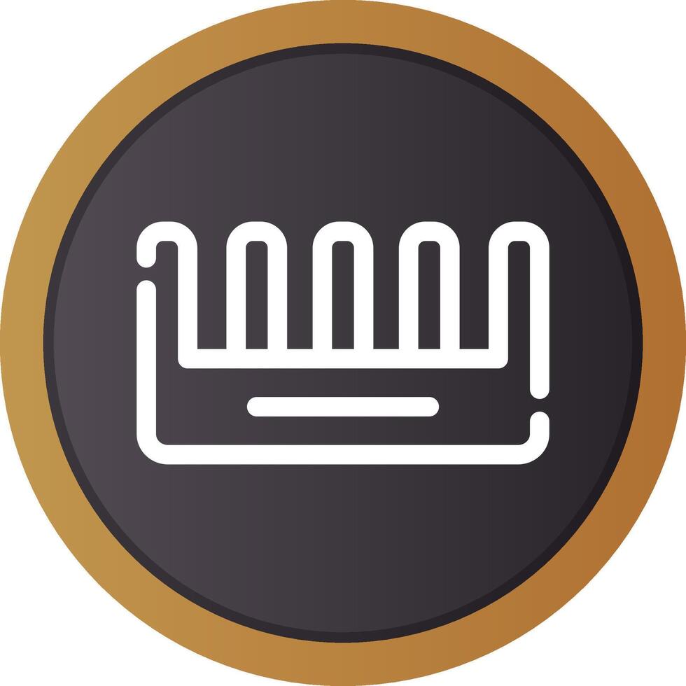 Comb Creative Icon Design vector