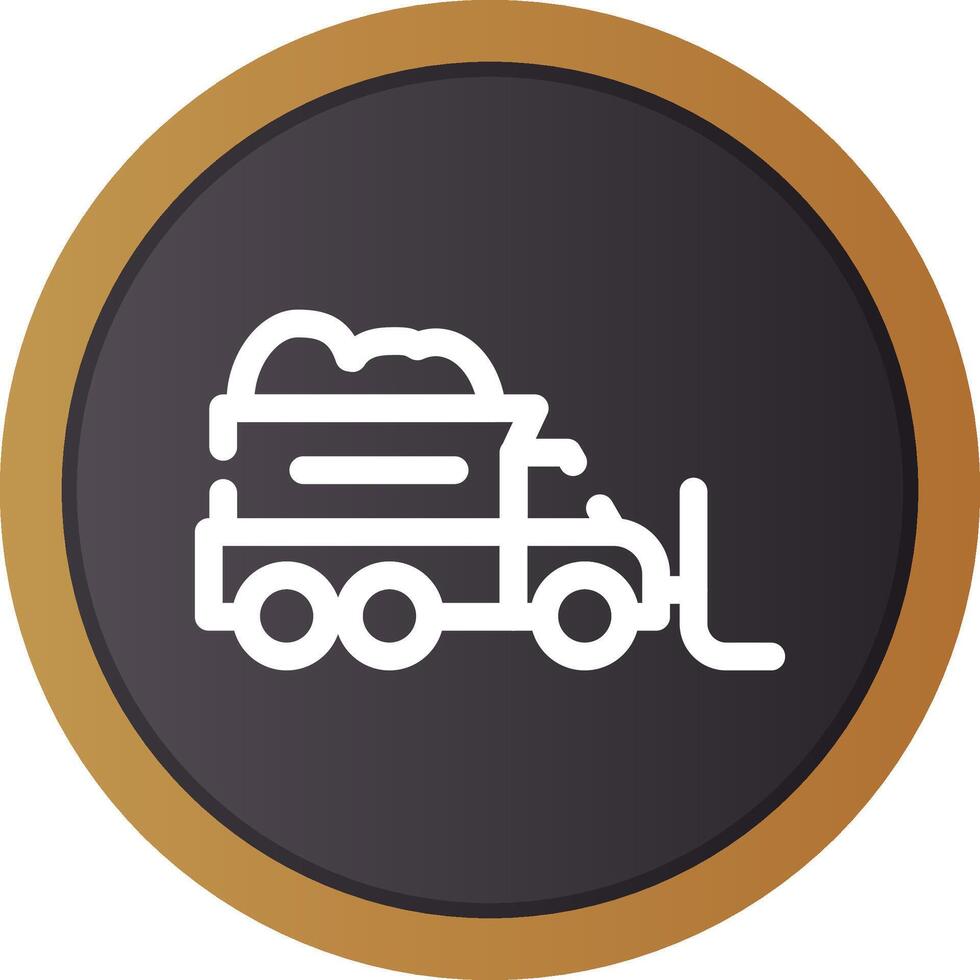 Snowplow Creative Icon Design vector