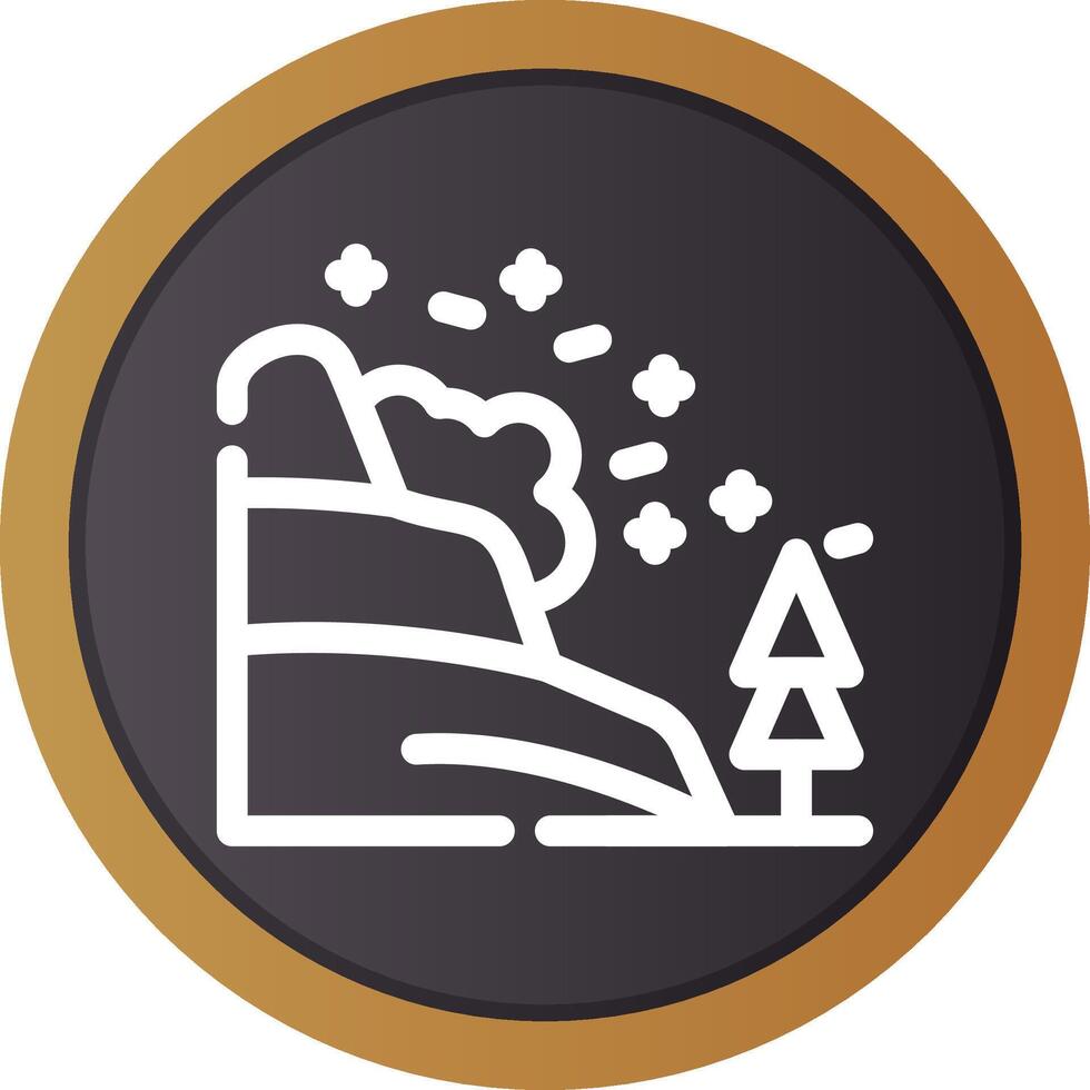 Avalanche Creative Icon Design vector
