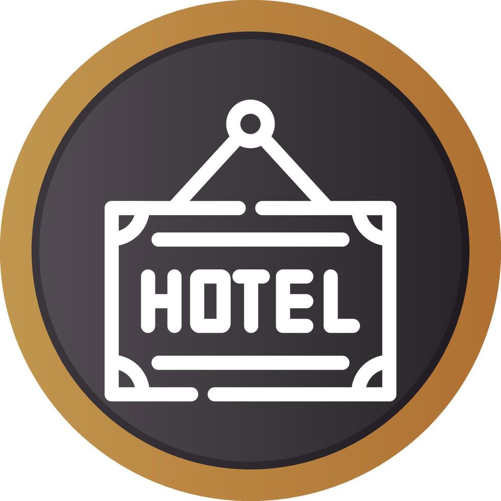 Hotel Creative Icon Design vector