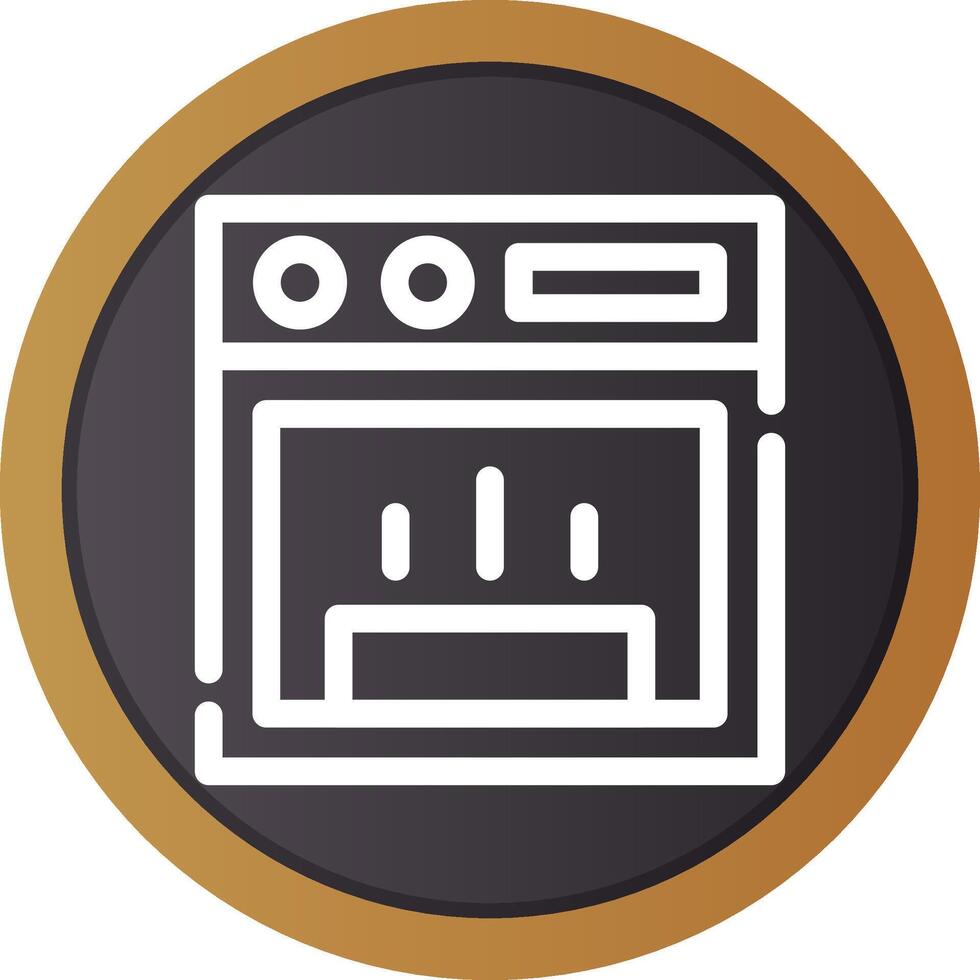 Stove Creative Icon Design vector