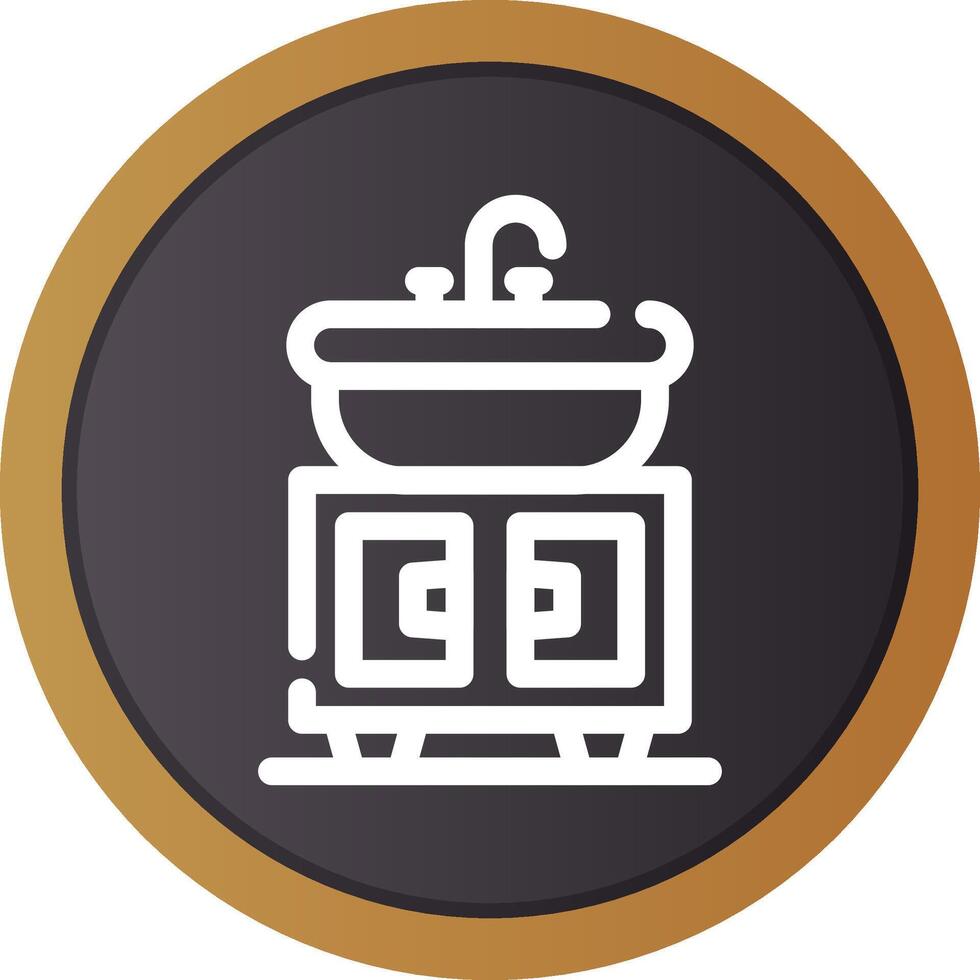 Washbasin Creative Icon Design vector