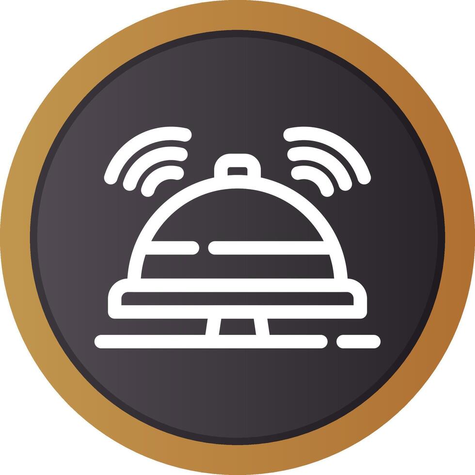 Reception Bell Creative Icon Design vector